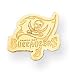 14K Tampa Bay Buccaneers Flag Post Earrings