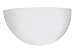 American Fluorescent FSM213 Venus Wall Sconce, White Glass Diffuser Open at Top for Wall Wash, 8-Inches x 14-Inches 13W