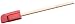 LeCreuset Small Silicone Spatula Red BB 200 67