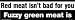 Red meat is not bad for you fuzzy green meat is bumper sticker