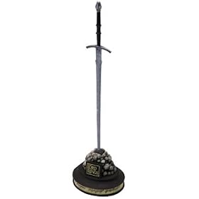 Lord of the Rings Sword of the Witchking Minature Replica with Stand