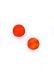14k Yellow 6 mm Round Orange Coral Earrings