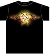 HIM - Tribal Flames - Black T-shirt