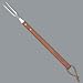LamsonSharp 14-Inch Stainless Steel and Rosewood Barbecue Fork