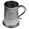 Embossed Celtic Bands pewter Tankard in gift box
