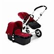 Bugaboo Cameleon Stroller - Dark Grey Base - Red Fleece
