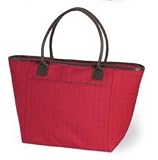 Picnic Time Oxford 15in. Willow Basket w/ Plastic Service For 4 (Red Check)