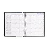 At-A-Glance G400H-00 Premiere large desk monthly planner, hardcover, 6-7/8 x 8-3/4, black