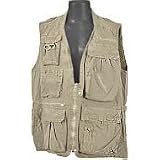 Campco Safari Photo Vest - Khaki - Large