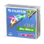 Fuji 5-Pack of 80 Minute CD-R Discs (25301405)