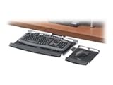 Review Fellowes 8031401 / Fellowes Fully Adjustable Keyboard Manager - Keyboard platform with mouse tray - black, silver