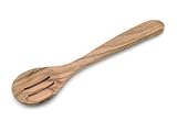 H.A. Mack Slotted Olivewood Mixing Spoon 10-in.