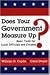 Book Does Your Government Measure up?: Basic Tools for Local Officials and Citizens