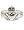 Large Claddagh (size: 5)