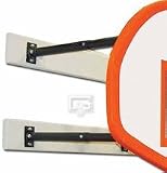 Four-Point Wall Mount Series with 3-4 Foot Extension for Fan-Shape Board and Adjust-a-Goal