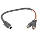 Hosa 6" S-Video Y Adapter Cable, S-Video Male to Two RCA Female Connectors