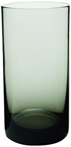 Canvas Home 4-Piece Elaina Collins Glass Set, Smoke