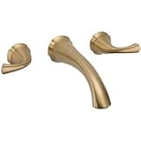Delta Faucet アディソン 2 ハンドル ウォール マウント バスルーム 蛇口 シャンパン ブロンズ 【並行輸入品】+NONOKUROオリジナル携帯クロス
