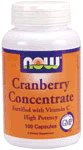 Cranberry Concentrate ( 100 Caps ) NOW Foods