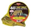 Keeper 04624 Heavy Duty 40' x 2" Ratcheting Tie Down, 10,000 lbs Rated Capacity with Double J-Hooks