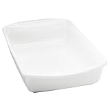 Review   / Large Rectangle Baking Pan - White