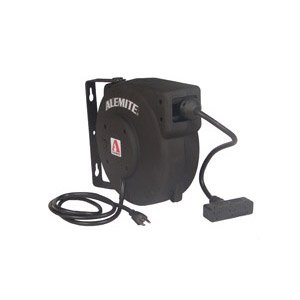 Alemite 40 12/3 Retractable Extension Cord Reel NEW 21RD4IPllPL Alemite 40 12/3 Retractable Extension Cord Reel NEW