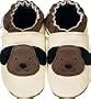Robeez Puppy Cream Soft Sole Baby Shoes 18-24 months