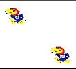 Kansas University Jayhawks - Set of 2 Wallpaper Rolls
