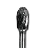 Carbide Bur 1/4 in. Shank - Tree Shaped Radius