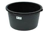Eigenschaften bauCompany24  / MÖRTELKASTEN, PVC schwarz, 65 Liter Durchmesser 62 cm, Höhe 35 cm