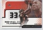 2001-02 E-X Behind the Numbers Jerseys #13 - Alonzo Mourning