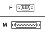 APC At Serial Adapter DB9F/DB25M