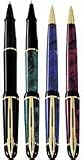 Waterman Phileas Solid Black Medium Point Fountain Pen - 19704W3