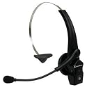 Cobra CBTH1 Deluxe Over the Head Bluetooth Noise Canceling Headset with Adjustable Boom Mic with 2 Chargers