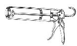Caulking Guns: Fiberglass Caulk Gun 10.1 oz