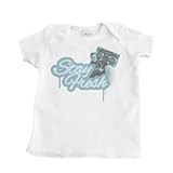 Boy's White Infant T-Shirt with Stay Fresh Design - 12 Months