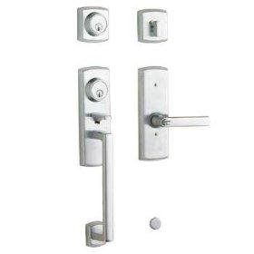 Baldwin 85385.260.1LFD Soho Left Hand Dummy Handleset with Soho Lever, Chrome