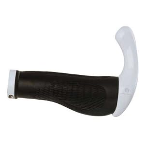 Origin8 Ergo Torq Locking Grips - 96mm Black/White