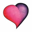 PINK HEART Glitter Temporary Tattoo 2x2