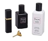 Fracas de Robert Piguet for Women 4 Piece Set Includes: 0.25 oz Empty Refillable Atomizer Spray (Slightly Leaking) + 2.0 oz Eau de Parfum Refill + Funnel + 4.0 oz Perfumed Body Lotion
