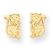 Toys : 14k Polished Kitten Post Childrens Earrings