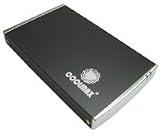 Coolmax Aluminum Black 2.5" USB 2.0 & Firewire Laptop Hard Drive Enclosure (9.5mm hard drive)