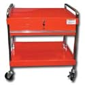 Mountain 3313 Service Cart with Locking Top & Locking Drawer