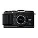 Olympus PEN E-P3 Systemkamera (12 Megapixel, 7,6 cm (3 Zoll) Display, Bildstabilisator, Full-HD Video) schwarz Kit inkl. 14-42mm und 40-150mm Objektiven schwarz