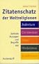 Zitatenschatz der Weltreligionen.