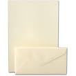 Ecruwhite Kid Finish Monarch Sheets and Envelopes