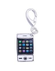 Genuine Zable (TM) Product. 925 Sterling Silver Cell Phone, Smart Charm. 100% Satisfaction Guaranteed.