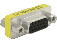 DELOCK Adapter Gender Changer VGA Buchse-Buchser Gender Changer VGA Buchse-Buchse Preisvergleich