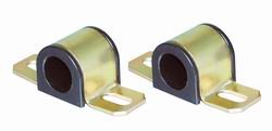 Sway Bar Bushing Set Non-Greaseable Type Bar Dia. 23mm 2 1/16 in. Bracket Size Black