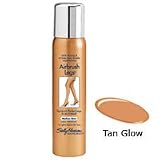 Sally Hansen Airbrush Spray for Legs, Tan Glow, for Medium to Tan Skin Tones, 4.4 Oz
